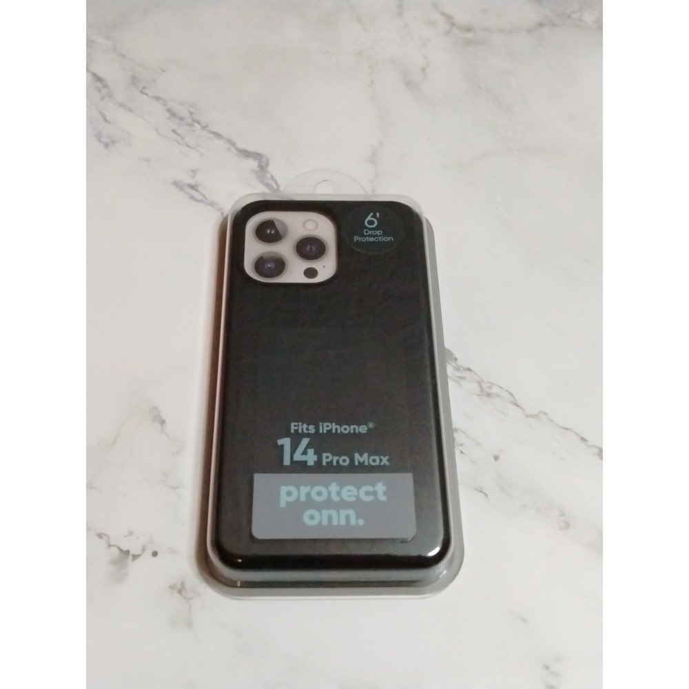 Protect Onn iPhone 14 Pro Max Phone Case - Black - New/Sealed